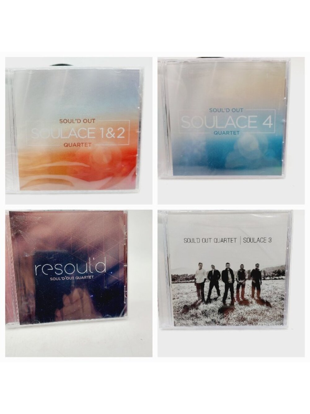 Soul'd Out Quartet CDs NEW Southern Gospel Christian Lot Of 4